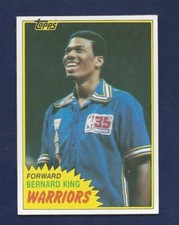 1981 TOPPS BASKETBALL #72 BERNARD KING HOF SHARP PACK FRESH .99 SH H160