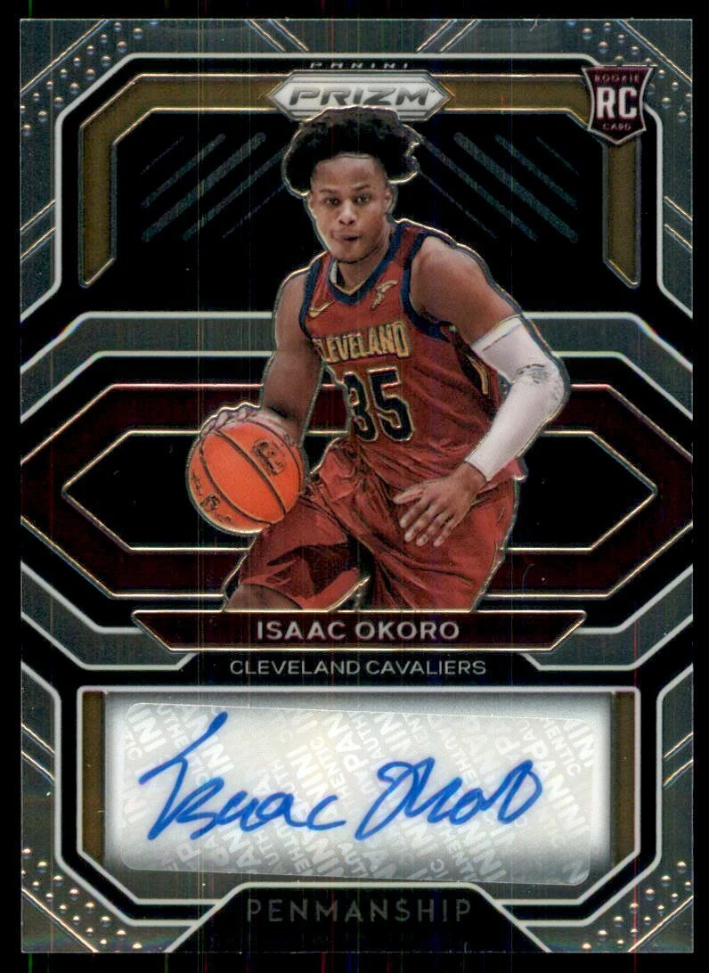 2020-21 Panini Prizm Rookie Signatures #IOK Isaac Okoro RC Auto