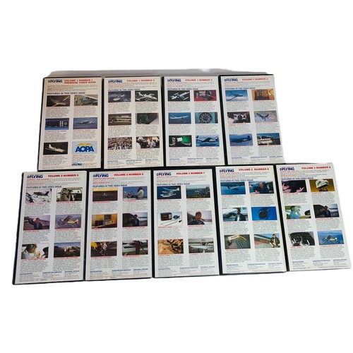 ABC Wide World of Flying SET of 9 VHS Tapes AOPA Aircraft Planes Very Good - Picture 2 of 3