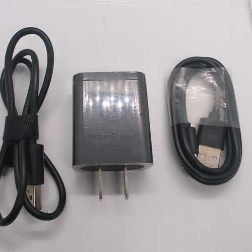 Motorola OEM ADAPTER SC-51 (5V-3A)(9v=2A)(12V=1.5A)+2 USB Cables(Type C&Micro B) - Picture 2 of 8