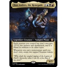 DON ANDRES, THE RENEGADE (EXTENDED ART) X4 The Lost Caverns Of Ixalan: Commander