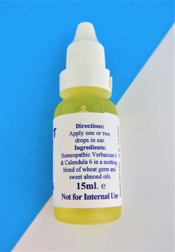 Ear Drops Verbascum Mullein Oil Homeopathy Soothes Clears Ear Wax Berwitz - Picture 2 of 5