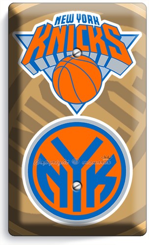 NYK NEW YORK KNICKS SQUADRA BASKET INTERRUTTORE LUCE PRESA PIASTRA PARETE MANCAVE DECOR - Foto 14 di 30