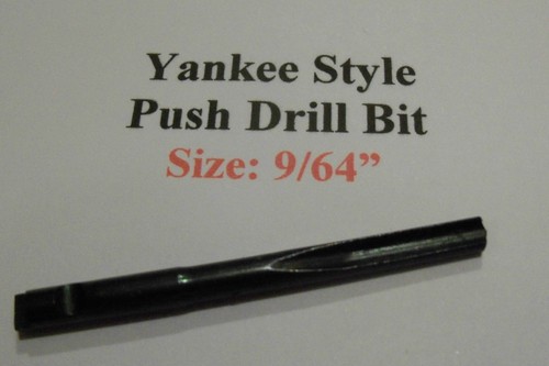9/64" Yankee Push Drill Bit- Drill Point NEW OLD STOCK Fits Stanley Drill