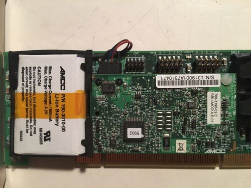 3ware 8506-4lp 4 port sata raid controller escalade pci-x , 700-3190-02 - Picture 2 of 3