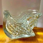 Vintage Christmas St George lead crystal sleigh
