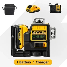 DeWalt DW089LG 12V Green Line 3 x 360 Laser Level Laser Battery + Charger ✅