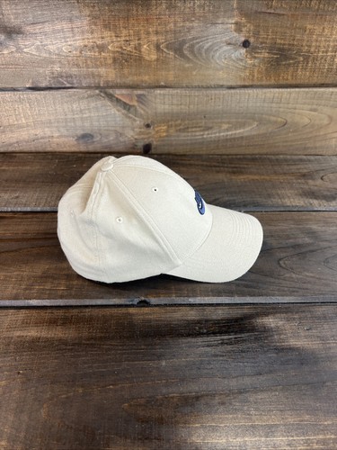 Nike Tan Baseball Hat / Cap Unisex One Size Navy Logo - Picture 4 of 16