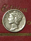 HIGH-GRADE MERCURY SILVER DIME 1944-S Mercury Silver Dime   FREE   🚢    "S"