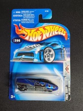 2003 HOT WHEELS  ''FINAL RUN'' #206 - GM LEAN MACHINE - BLUE BLACK Flames