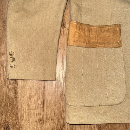 Vintage 60s 70s Leisure Suit Mens 44 L Jacket Coat 36 33 Pants Disco Hippy Mod - Picture 14 of 24