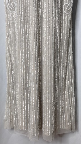 Anthropologie x BHLDN Sanders Embellished Wedding Dress Nude - Bild 11 von 17