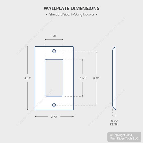 Leviton 80401-I Ivory 1-Gang Decora GFCI GFI Plastic Standard Wallplate Cover - Picture 6 of 7