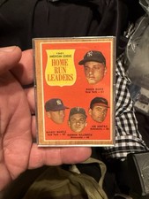 1962 Topps #53 Mickey Mantle Hamon Killebrew HOF Roger Maris Vintage Baseball
