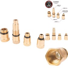 Compression Tester Spark Plug Adapter Set For Gas Engines Motorcycle Snowmobile Compression Tester Spark Plug Adapter Set For Gas Engines Motorcycle Snowmobile