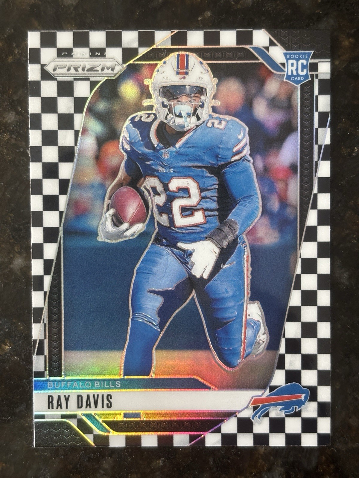 2024 Prizm #382 Ray Davis Checkerboard Rookie MINT 🔥
