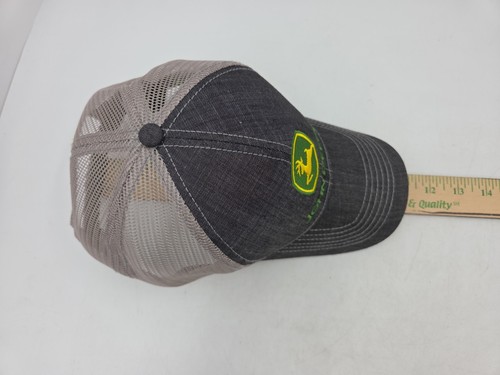 John Deere Mütze Cap Snapback Est. Truckermütze 1837 Netzrücken dunkelgrau - Bild 9 von 14