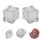  20 Pcs Wiederverwendbare Fake-eiswürfel Deko Gefälschte Wiederverwendbarer