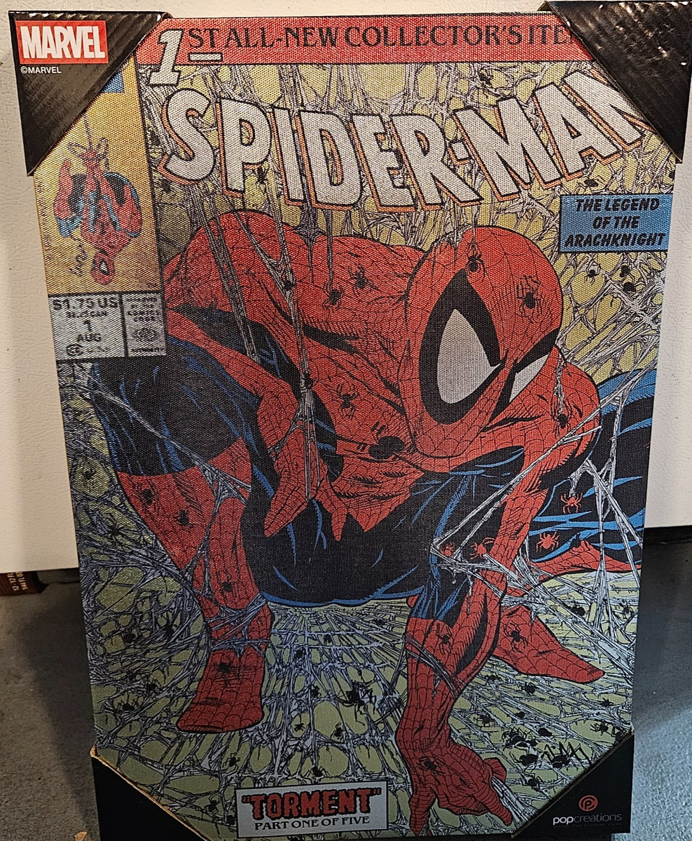 Pop Creations Marvel Spider-Man #1 Torment Comic Canvas 19x13 Wall