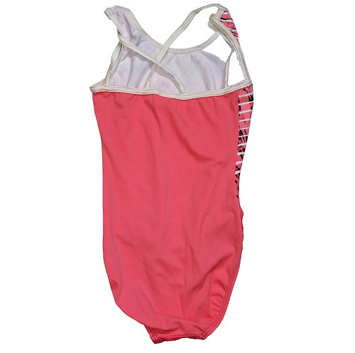 Leotardo de Gimnasia GK Elite Rosa Diseño Abstracto por Laurie Talla Adulto XS - HACHAS - Imagen 3 de 9