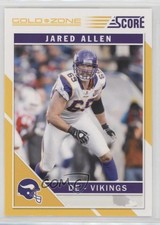 2011 Score Gold Zone Jared Allen #162 3n1