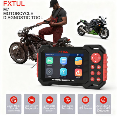 Motorcycle Code Reader Scanner Diagnostic Tool Engine/ABS SystemFor Honda,Yamaha