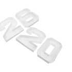 Party Favor Box Treat Boxes Fillable Cardboard Numbers Paper Decorations