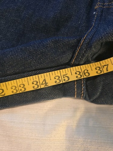 Pantalones de mezclilla de trabajo gruesos lavado oscuro Dickies para hombre talla 34 X 34 nuevos sin etiquetas 100 % algodón - Imagen 8 de 10