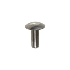 100 3/16 Brazier Head Solid Aluminum Rivets 3/8 Length