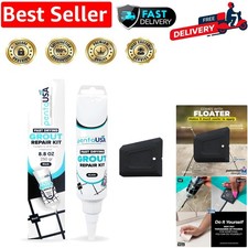 Ready Mixed Black Grout with Mould Protection - 250g Perfect for Tile Refresh