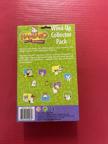 2003 New Hamtaro Wind Up Figures Hamster Street Players Collectors Anime Cosplay - Picture 5 of 8