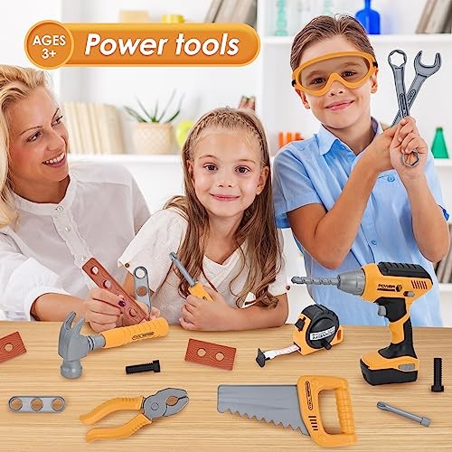 Kids Tool Set for Boys,Toddler Tool Set with Kids Tool Box & Electronic Toy - Picture 4 of 7