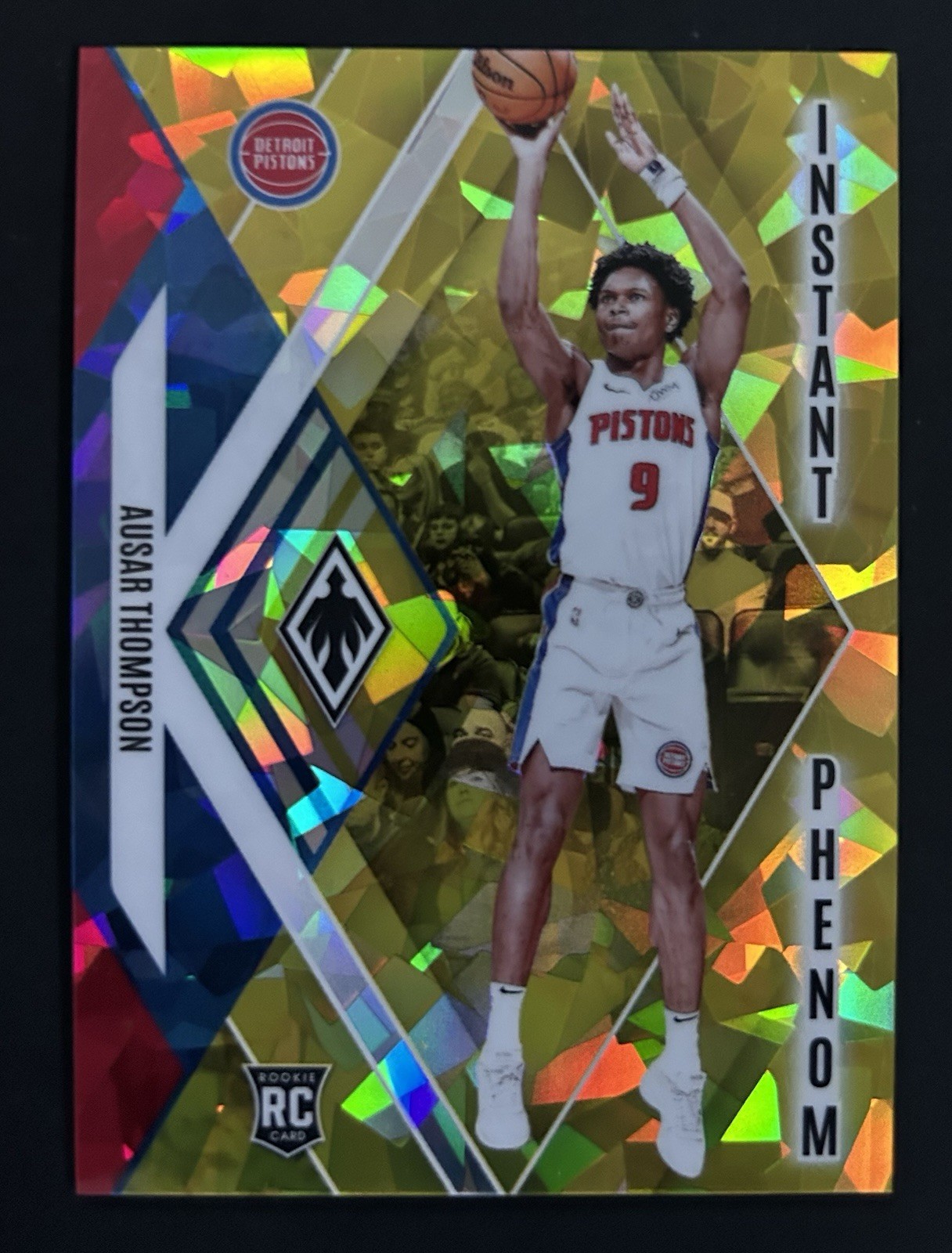AUSAR THOMPSON 2023-24 Panini Phoenix Instant Phenom Yellow Ice Rookie RC /175