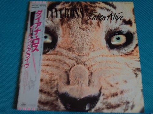 Diana Ross Eaten Alive Japan Promo Vinyl 12" w Press Re S14-115 Michael Jackson - Picture 3 of 13
