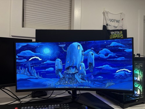 34 Inch Curved Acer Monitor | 180hz | 3440x1440 | HDMI, DP, Power Cable Included - Picture 5 of 9