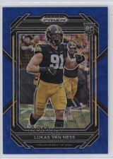 2023 Panini Prizm Draft Picks Blue Wave Prizm /249 Lukas Van Ness #181 0x3q