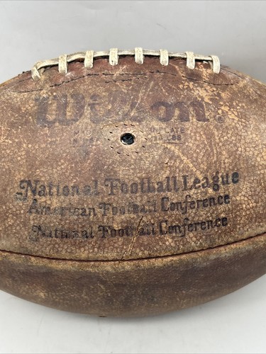Vintage NFL Wilson Leather Football Commissioner Pete Rozelle - Bild 8 von 10