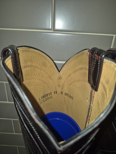 Lucchese Classics Handgefertigte Herren Cowboystiefel Größe 13 B L150513 Schwarz Kirsche... - Bild 9 von 21