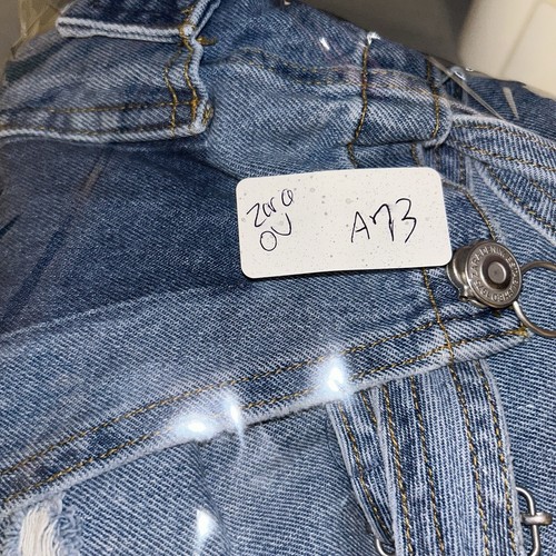 Denim Kids Zara Overalls (distressed) Size 13-14 - Picture 9 of 9