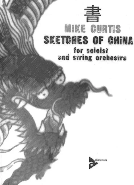 Sketches of China Curtis, Mike solo-instrument in C and string orchestra score - Image 2 of 3