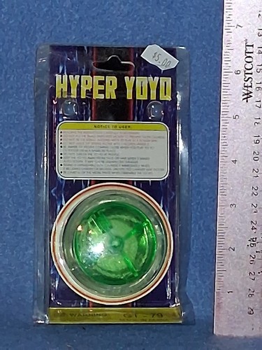 Hyper Yoyo Professional 1998 sistema de retorno automático juego de cuerdas embrague giratorio verde - Imagen 4 de 5