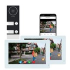 Smart Phone Unlock Video Doorbell TUYA 2 Units WIFI 4PIN Wired 7" 10" Display