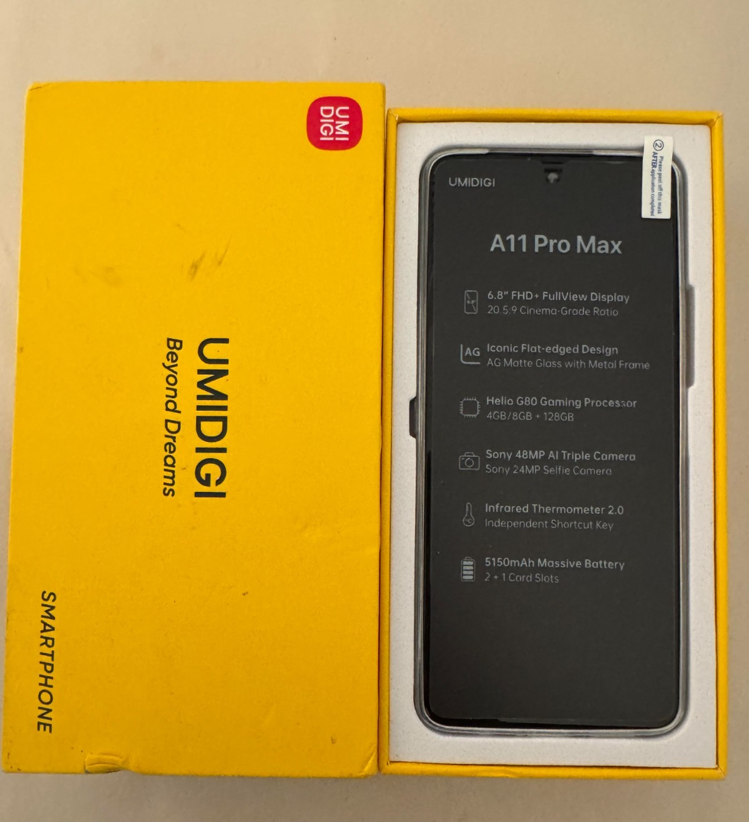 UMIDIGI A11 Pro Max 6.8