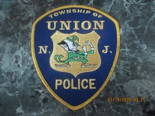 union new jersey police irish heritage patch for display only very rare