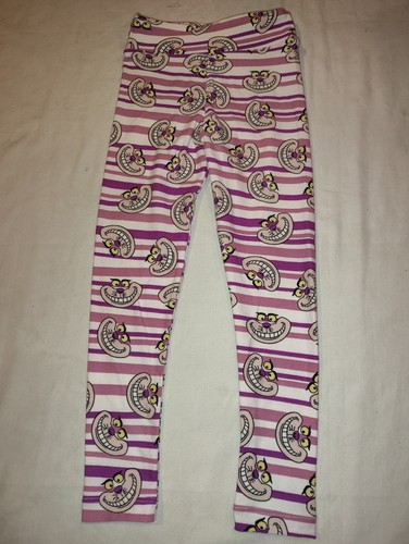 LuLaRoe Leggings Kids S/M NWOT Disney Alice Wonderland Cheshire Cat NEW OS - Picture 1 of 3