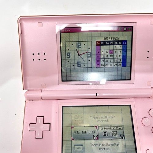 Nintendo DS Lite Rose Pink Console System Manual Stylus Works READ - Picture 7 of 8