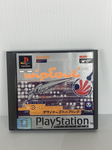 Wipeout - Sony Playstation 1 / PS1 Game + Manual - PAL - Free Post