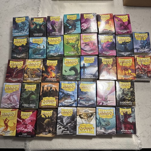 Lot of 37 new Dragon Shield Sleeve Packs