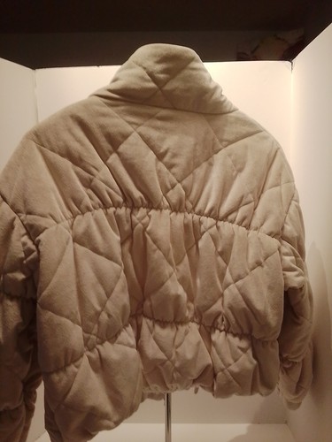 Ladies Sadie &Sage Cream Color Cosmic Puffer Style Jacket Sz Small - Picture 4 of 4