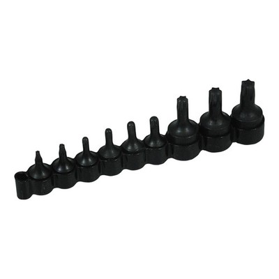 Lisle 26550 Torx Bit Set T10-T50 NICE! USA Was 9 Pc Missing One 1/4 & 3/8 Drive